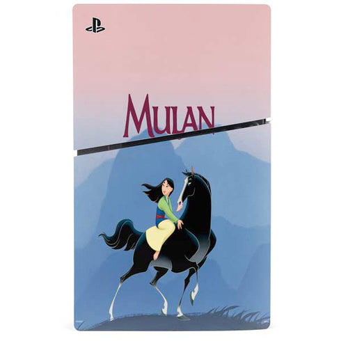 Disney Mulan Riding Khan PS5 Slim Digital Edition Bundle Skin