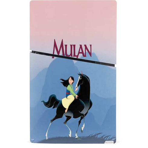 Disney Mulan Riding Khan PS5 Slim Digital Edition Bundle Skin