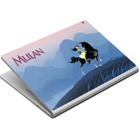 Disney Mulan Riding Khan Surface Book Skin