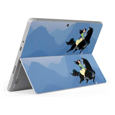 Disney Mulan Riding Khan Surface Go Skin