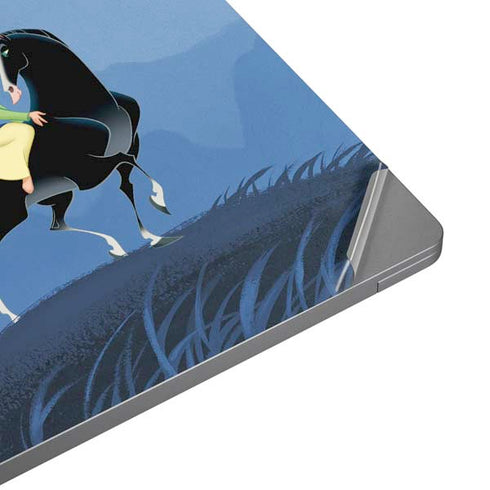 Disney Mulan Riding Khan Universal Laptop 17in (13.8 x 10in) Skin