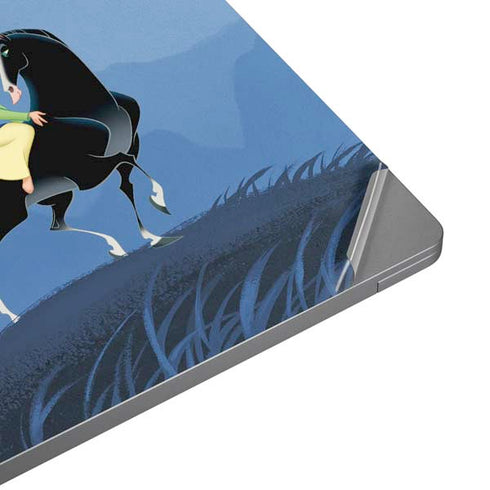 Disney Mulan Riding Khan Universal Laptop 18in (14.6 x 10.6in) Skin