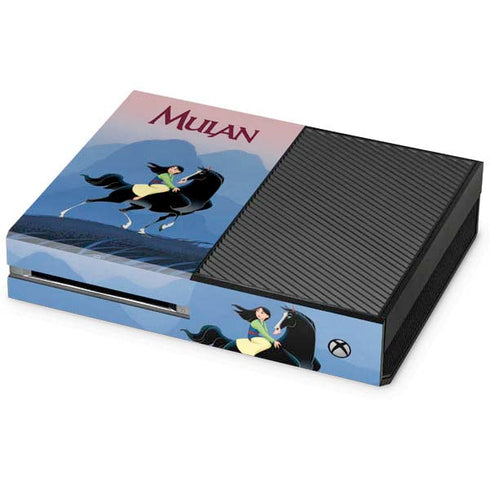 Disney Mulan Riding Khan Xbox One Console Skin