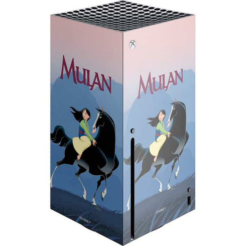 Disney Mulan Riding Khan Xbox Series X Console Skin