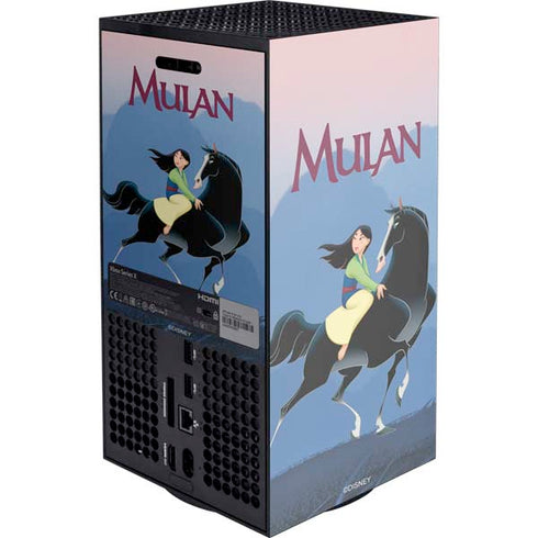 Disney Mulan Riding Khan Xbox Series X Console Skin