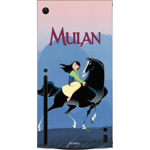 Disney Mulan Riding Khan Xbox Series X Console Skin