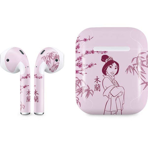 Disney Mulan Character Art Apple AirPods Skin