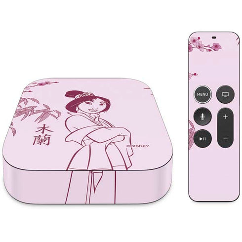 Disney Mulan Character Art Apple TV Skin