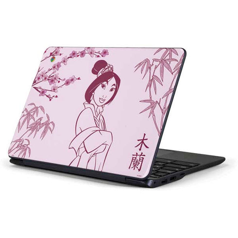 Disney Mulan Character Art Samsung Chromebook Skin