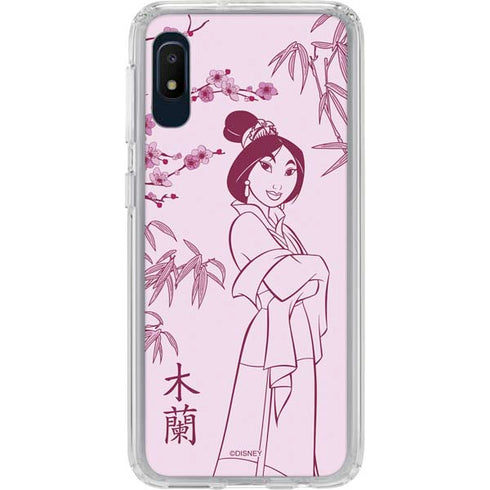 Disney Mulan Character Art Galaxy A10e Clear Case