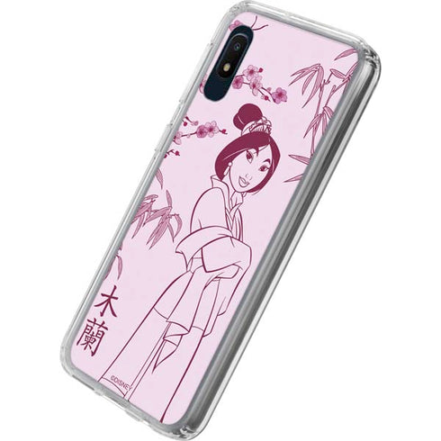 Disney Mulan Character Art Galaxy A10e Clear Case