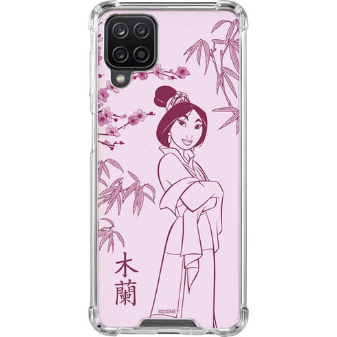 Disney Mulan Character Art Galaxy A12 Clear Case
