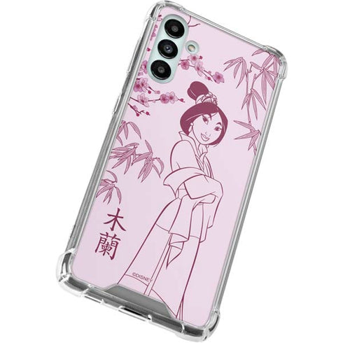 Disney Mulan Character Art Galaxy A13 5G Clear Case