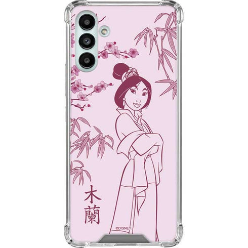 Disney Mulan Character Art Galaxy A13 5G Clear Case