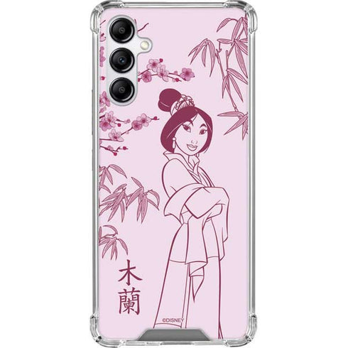 Disney Mulan Character Art Galaxy A14 5G Clear Case