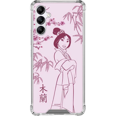 Disney Mulan Character Art Galaxy A15 5G Clear Case