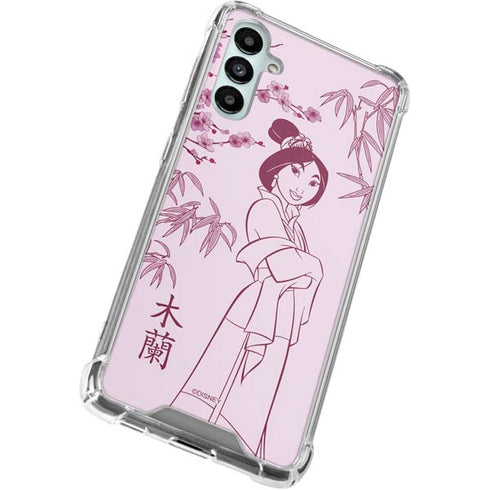 Disney Mulan Character Art Galaxy A15 5G Clear Case