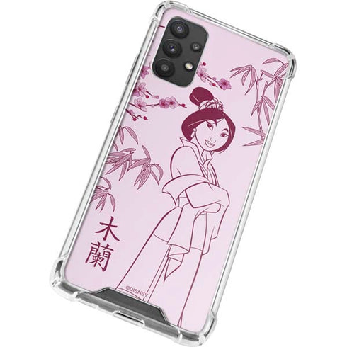 Disney Mulan Character Art Galaxy A32 5G Clear Case