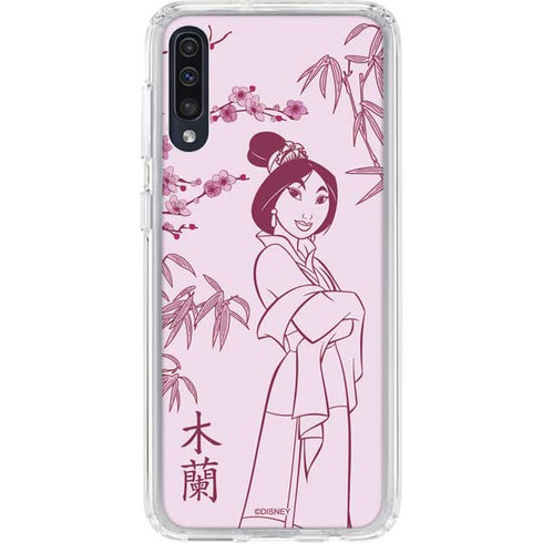 Disney Mulan Character Art Galaxy A50 Clear Case