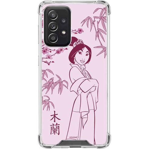 Disney Mulan Character Art Galaxy A52 5G Clear Case