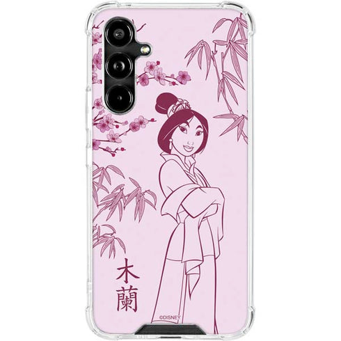 Disney Mulan Character Art Galaxy A54 5G Clear Case