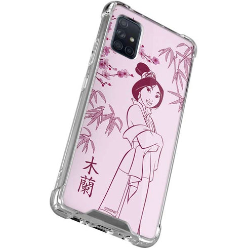 Disney Mulan Character Art Galaxy A71 5G Clear Case