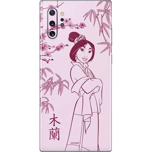 Disney Mulan Character Art Galaxy Note 10 Plus Skin