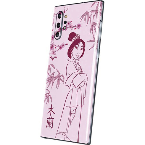 Disney Mulan Character Art Galaxy Note 10 Plus Skin