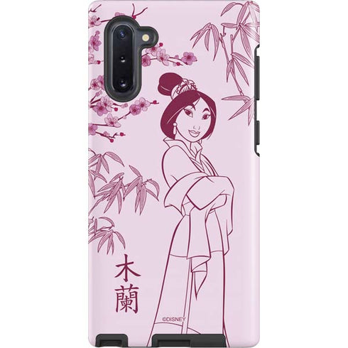 Disney Mulan Character Art Galaxy Note 10 Pro Case