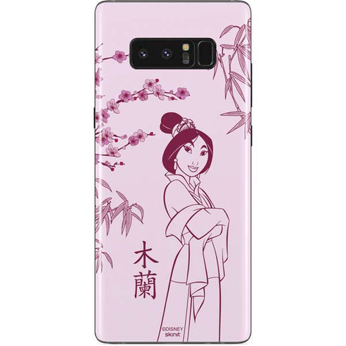 Disney Mulan Character Art Galaxy Note 8 Skin