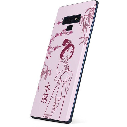 Disney Mulan Character Art Galaxy Note 9 Skin