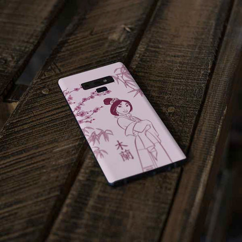 Disney Mulan Character Art Galaxy Note 9 Skin