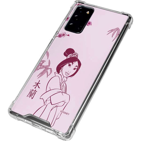 Disney Mulan Character Art Galaxy Note20 5G Clear Case