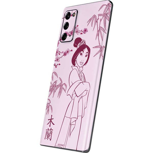Disney Mulan Character Art Galaxy Note20 5G Skin
