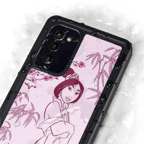 Disney Mulan Character Art Galaxy Note20 5G Waterproof Case