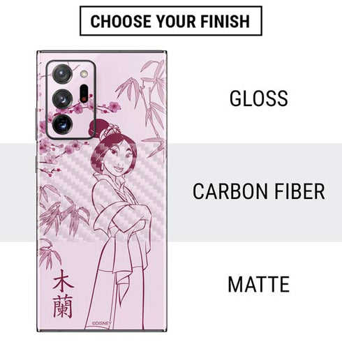 Disney Mulan Character Art Galaxy Note20 Ultra 5G Skin