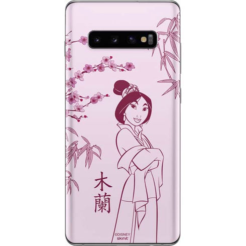 Disney Mulan Character Art Galaxy S10 Plus Skin