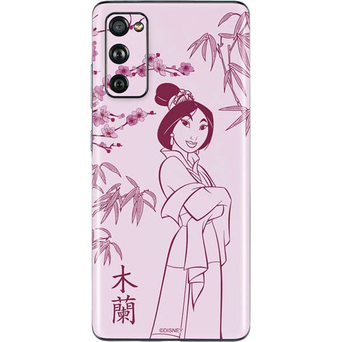 Disney Mulan Character Art Galaxy S20 Fan Edition Skin