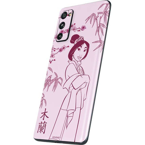 Disney Mulan Character Art Galaxy S20 Fan Edition Skin