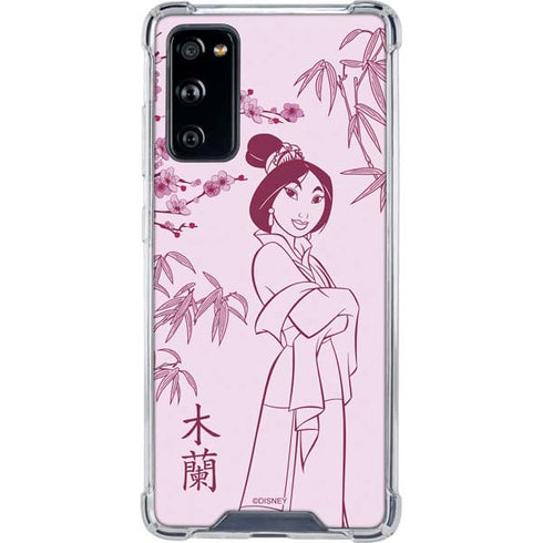 Disney Mulan Character Art Galaxy S20 FE Clear Case