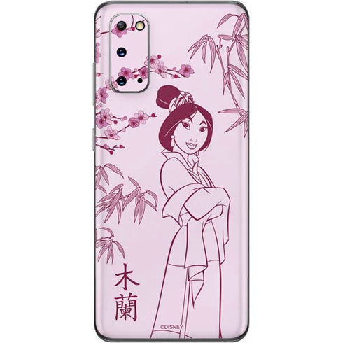 Disney Mulan Character Art Galaxy S20 Skin