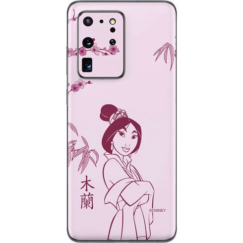 Disney Mulan Character Art Galaxy S20 Ultra 5G Skin