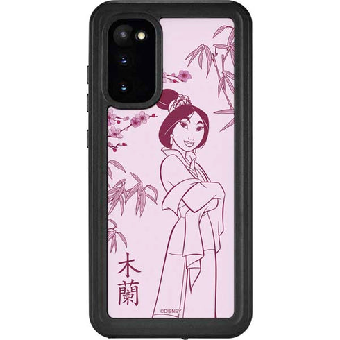 Disney Mulan Character Art Galaxy S20 Waterproof Case