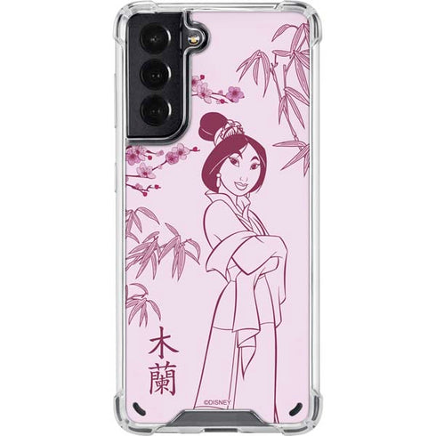 Disney Mulan Character Art Galaxy S21 5G Clear Case