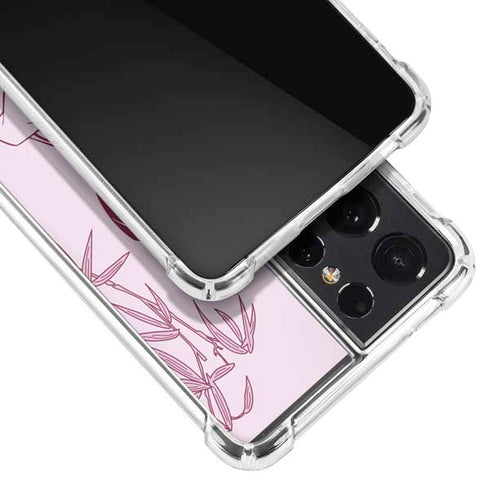 Disney Mulan Character Art Galaxy S21 Ultra 5G Clear Case