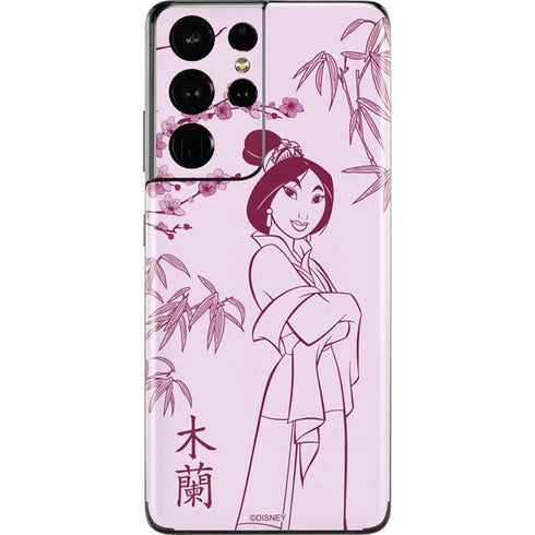 Disney Mulan Character Art Galaxy S21 Ultra 5G Skin