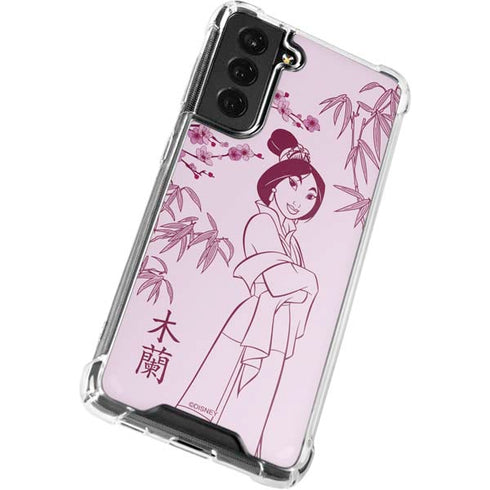 Disney Mulan Character Art Galaxy S22 Plus Clear Case