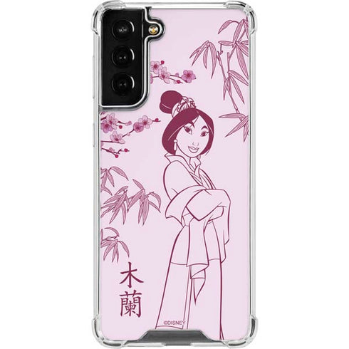 Disney Mulan Character Art Galaxy S22 Plus Clear Case