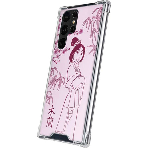 Disney Mulan Character Art Galaxy S22 Ultra Clear Case