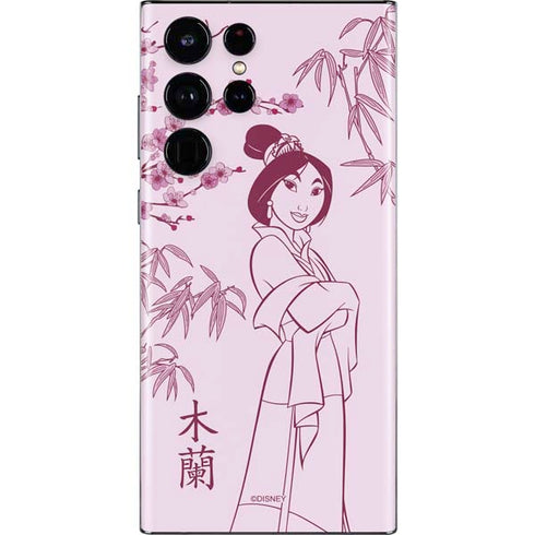 Disney Mulan Character Art Galaxy S22 Ultra Skin